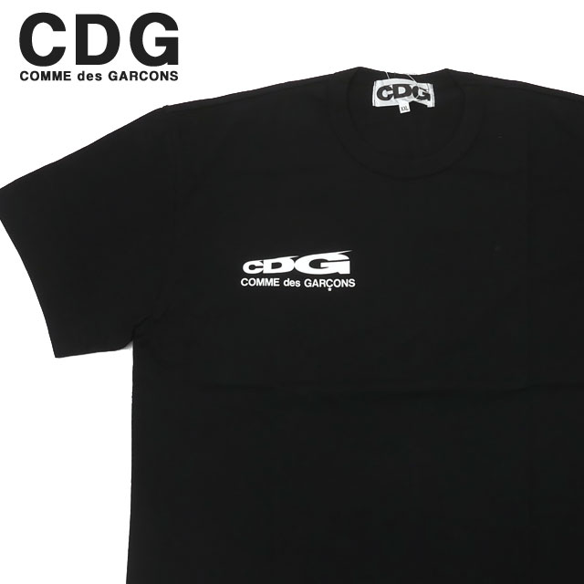 [期間限定ポイント5倍キャンペーン中!!] 新品 シーディージー CDG コムデギャルソン COMME des GARCONS T-SHIRT  SMALL LOGO2 Tシャツ BLACK ブラック 黒 メンズ 新作-Cliff Edge