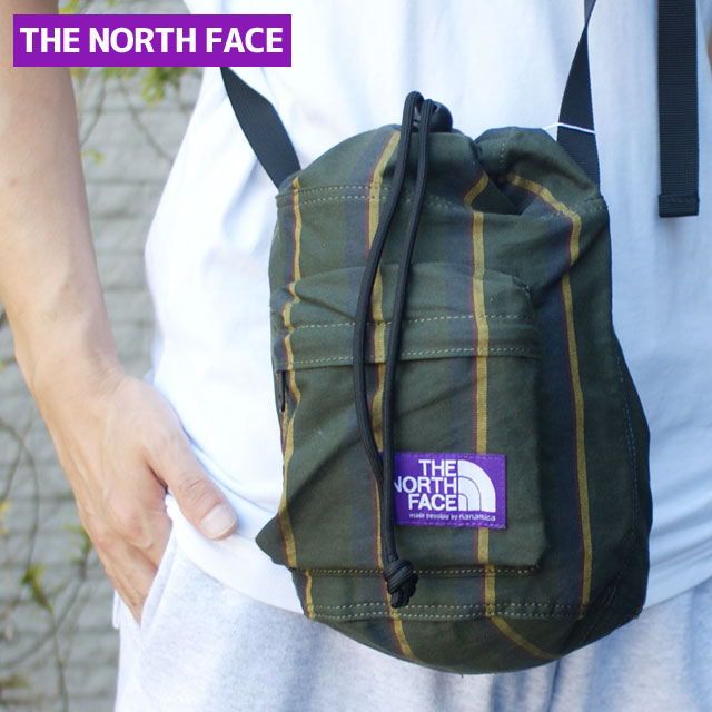 [���ָ���ݥ����5�ܥ����ڡ�����!!] ���� �����Ρ����ե����� �ѡ��ץ�졼�٥� THE NORTH FACE PURPLE LABEL Regimental Stripe Shoulder Bag ���������Хå� OL(OLIVE) ���� NN7255N