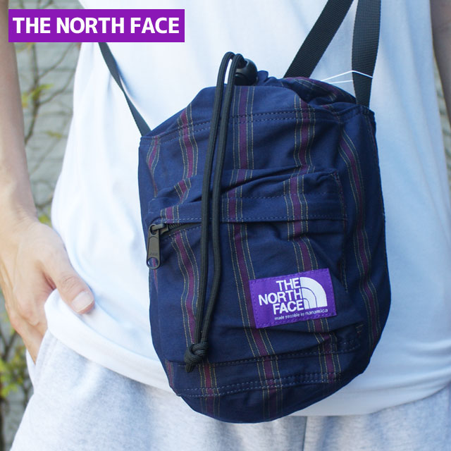 [���ָ���ݥ����5�ܥ����ڡ�����!!] ���� �����Ρ����ե����� �ѡ��ץ�졼�٥� THE NORTH FACE PURPLE LABEL Regimental Stripe Shoulder Bag ���������Хå� N(NAVY) ���� NN7255N