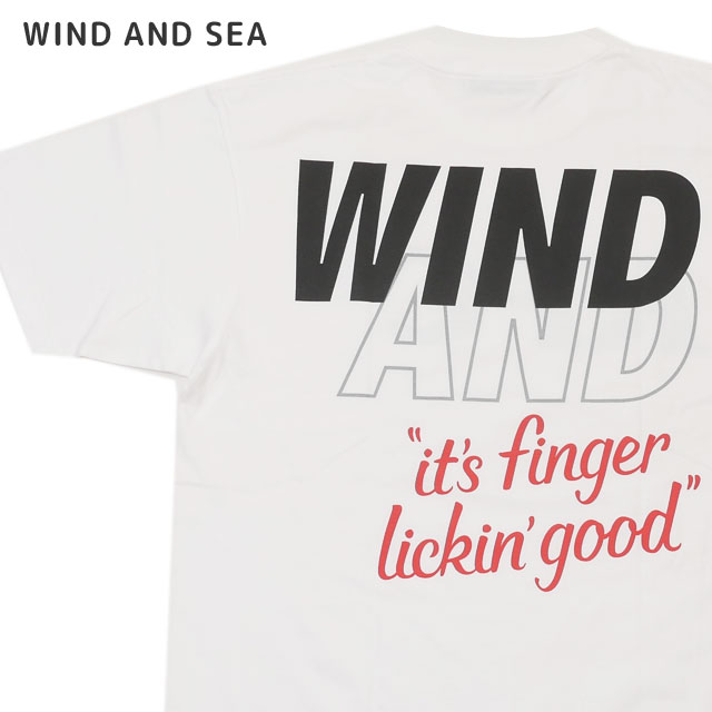 [ָݥ5ܥڡ!!]  󥷡 WIND AND SEA x 󥿥åե饤ɥ KFC T-SHIRT T WHITE ۥ磻   