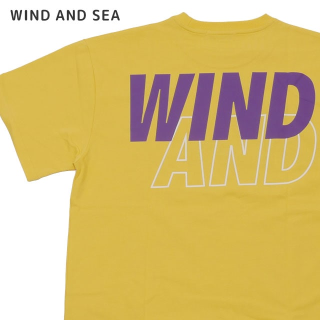 [ָݥ5ܥڡ!!]  󥷡 WIND AND SEA SEA S/S T-SHIRT T LA YELLOW-PURPLE  ѡץ  