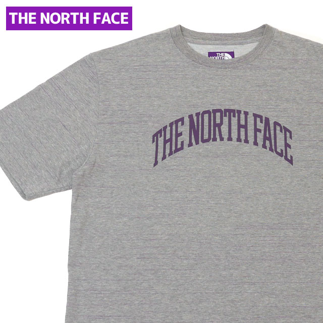 [���ָ���ݥ����5�ܥ����ڡ�����!!] ���� �����Ρ����ե����� �ѡ��ץ�졼�٥� THE NORTH FACE PURPLE LABEL H/S Graphic Tee T����� Z(MIX GRAY) ���� NT3259N