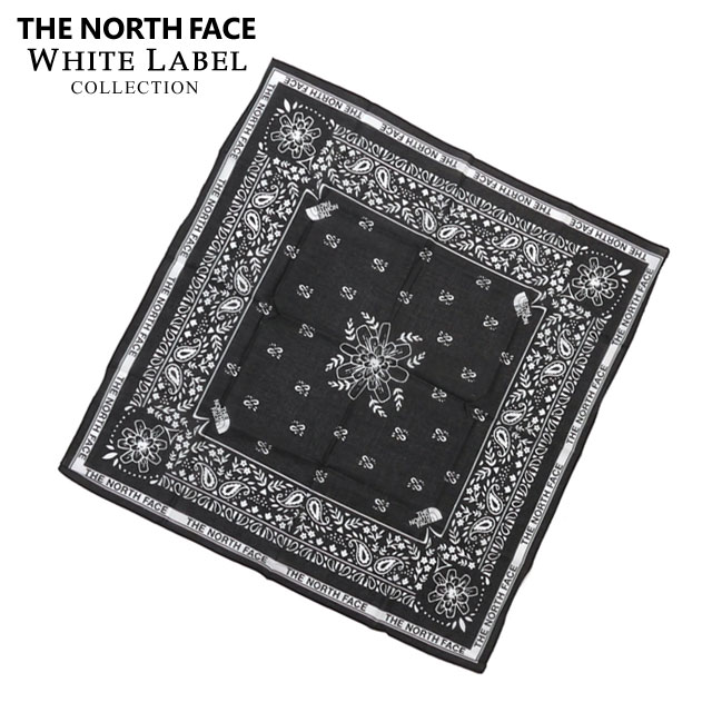 [���ָ���ݥ����5�ܥ����ڡ�����!!] ���� �����Ρ����ե����� �ۥ磻�ȥ졼�٥� THE NORTH FACE WHITE LABEL BANDANA-PAISLEY �Х���� �ڥ����꡼ BLACK �֥�å� �� ��� ��ǥ����� ����