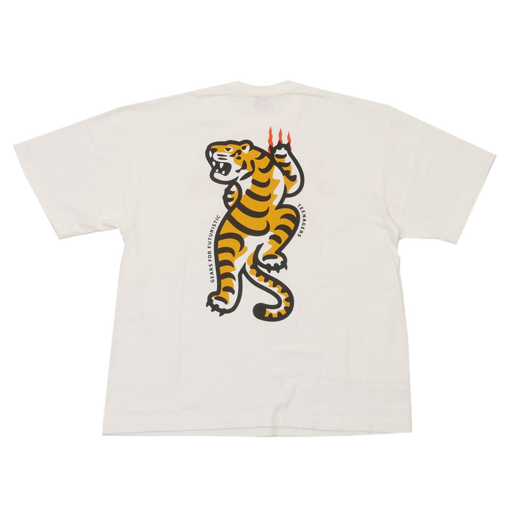 【断捨離】中古品 ヒューマンメイド 虎 アニマルグラフィックTシャツ XXL 断捨離】中古品 ヒューマンメイド 虎 アニマルグラフィックT
