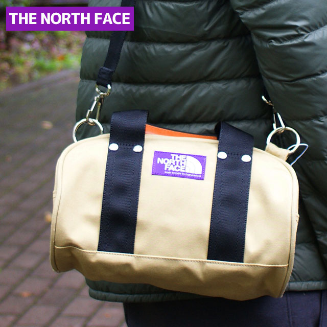 [���ָ���ݥ����5�ܥ����ڡ�����!!] ���� �����Ρ����ե����� �ѡ��ץ�졼�٥� THE NORTH FACE PURPLE LABEL Demi Duffle Bag ���åե�Хå� TN(TAN) ���� NN7258N NN7303N