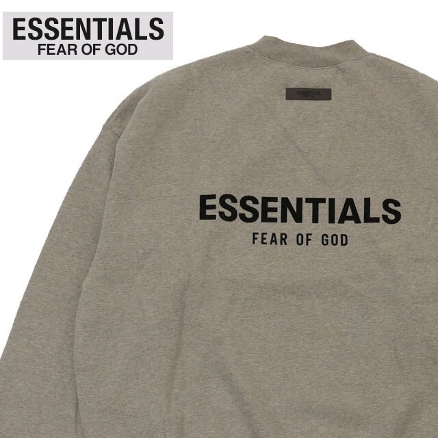 [���ָ���ݥ����5�ܥ����ڡ�����!!] ���� ���å��󥷥�륺 ESSENTIALS CREWNECK SWEAT �������å� DK.OATMEAL ��� ���� �ե������֥��å� FEAR OF GOD FOG