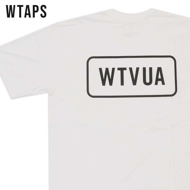 [ָݥ5ܥڡ!!]  ֥륿åץ WTAPS WTVUA TEE T WHITE ۥ磻    221PCDT-ST04S (W)TAPS