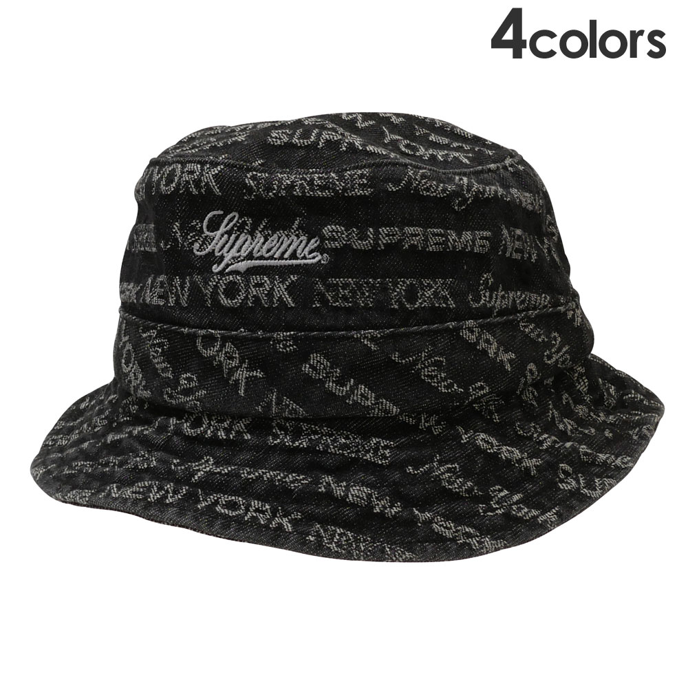 新品 シュプリーム SUPREME Multi Type Jacquard Denim Crusher