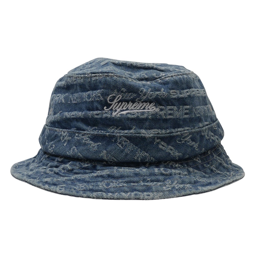 新品 シュプリーム SUPREME Multi Type Jacquard Denim Crusher
