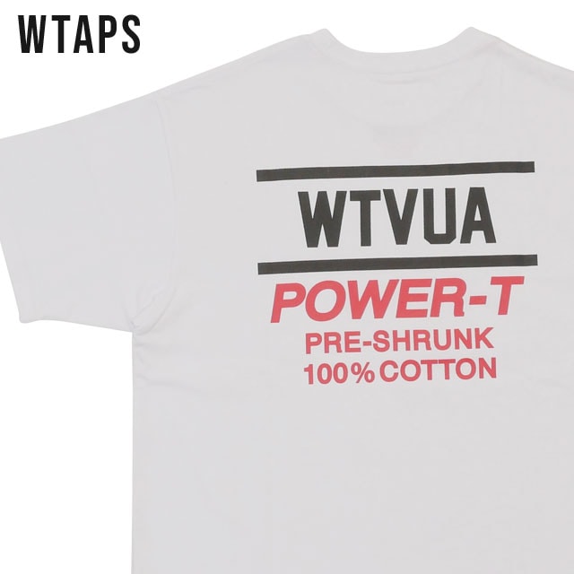 拳*王様 WTAPS® WTVUA ホワイト Tシャツ 03 WTAPS 新品 ダブルタップス WTVUA L/S TEE 長袖Tシャツ WHITE