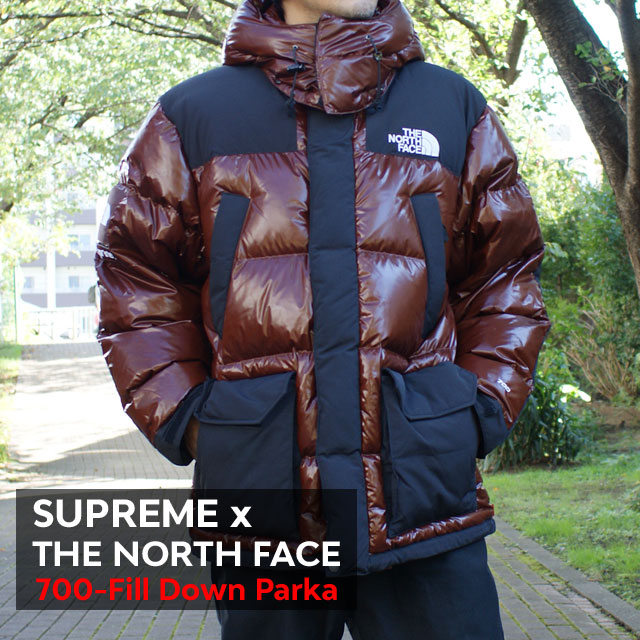 ڴָ̲ʡ  ץ꡼ SUPREME x  Ρե THE NORTH FACE 700-Fill Down Parka  㥱å BROWN ֥饦   