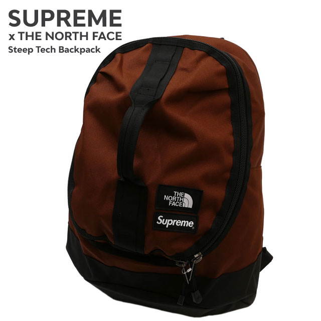 [ָݥ5ܥڡ!!]  ץ꡼ SUPREME x  Ρե THE NORTH FACE Steep Tech Backpack Хåѥå BROWN ֥饦   ǥ 