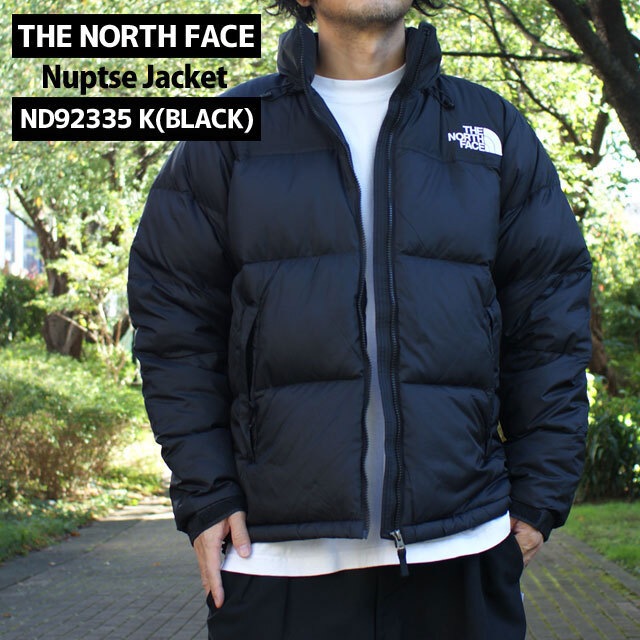 [期間限定ポイント5倍キャンペーン中!!] 新品 ザ・ノースフェイス THE NORTH FACE Nuptse Jacket ヌプシ ダウン  ジャケット K(BLACK) ブラック ND92234 ND92335 メンズ 新作-Cliff Edge