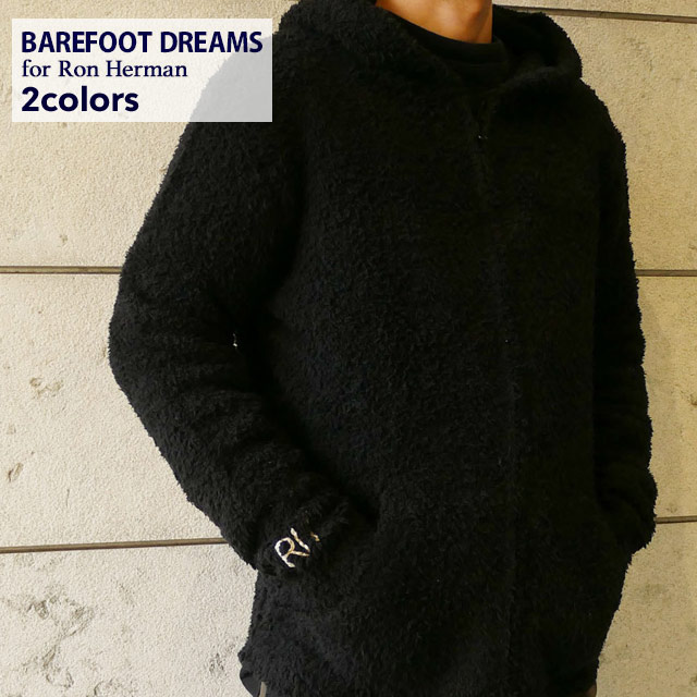 [ָݥ5ܥڡ!!]  ٥եåȥɥ꡼ॹ ϡޥ BAREFOOT DREAMS for Ron Herman RH Logo Cozychic Zip Hoodie ѡ  ǥ 