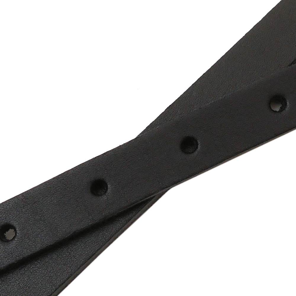 Hender Scheme ブラック レザーベルト Hender Scheme】ようやく出逢えた理想のベルト “rectangle belt