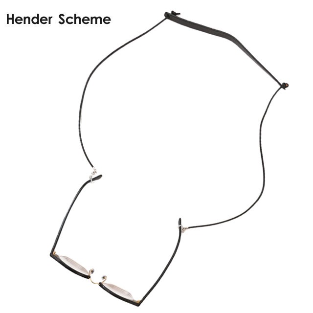 [���ָ���ݥ����5�ܥ����ڡ�����!!] ���� ��������������� Hender Scheme Glass Cord ���饹������ BLACK �֥�å� �� ��� ��ǥ����� ����
