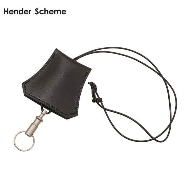 [���ָ���ݥ����5�ܥ����ڡ�����!!] ���� ��������������� Hender Scheme Python Key Neck Holder �ѥ����� �����ͥå� �ۥ���� ���������å� BLACK PYTHON �֥�å� �� ��� ��ǥ����� ����