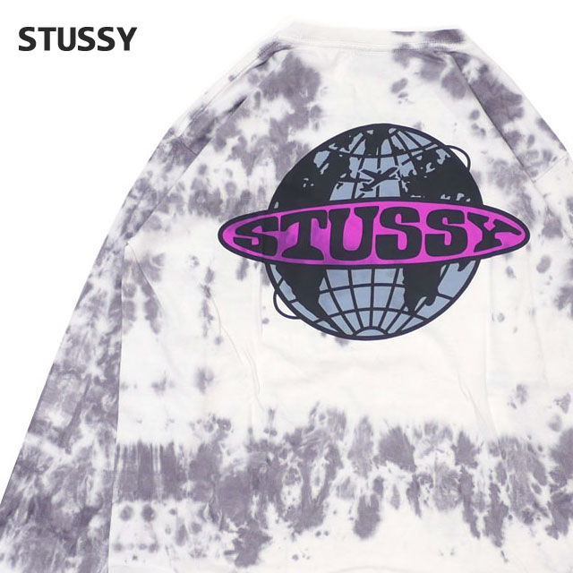 [ָݥ5ܥڡ!!]  ƥ塼 STUSSY Globe Td L/S Tee ƥ ĹµT WHITE ۥ磻 