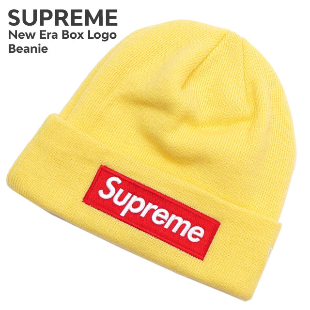 ☆supreme yellow beanie☆ニット帽 ☆2023SS WEEK7☆Supreme X New Era Metallic Arc Beanie