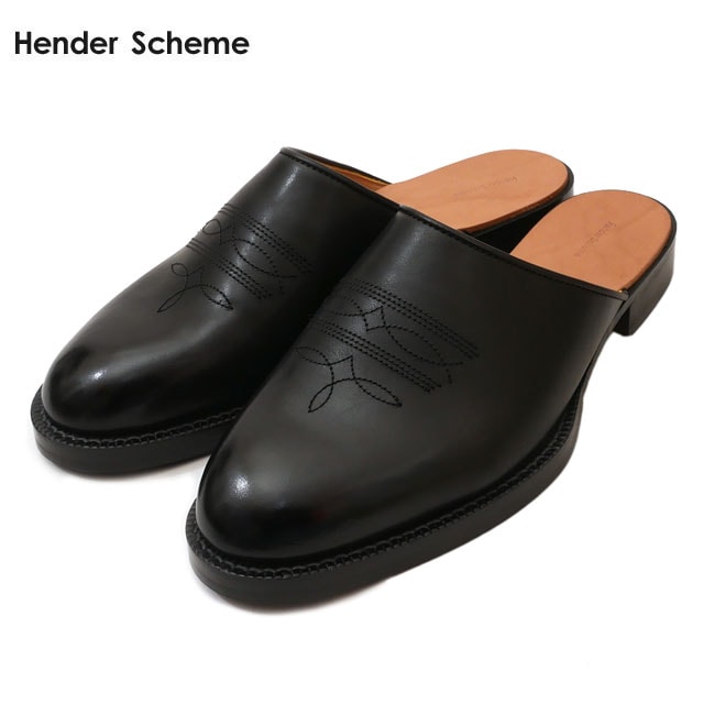 �ڴ��ָ������̲��ʡ� ���� ��������������� Hender Scheme cheak �쥶��������� BLACK �֥�å� �� ��� ��ǥ����� ����