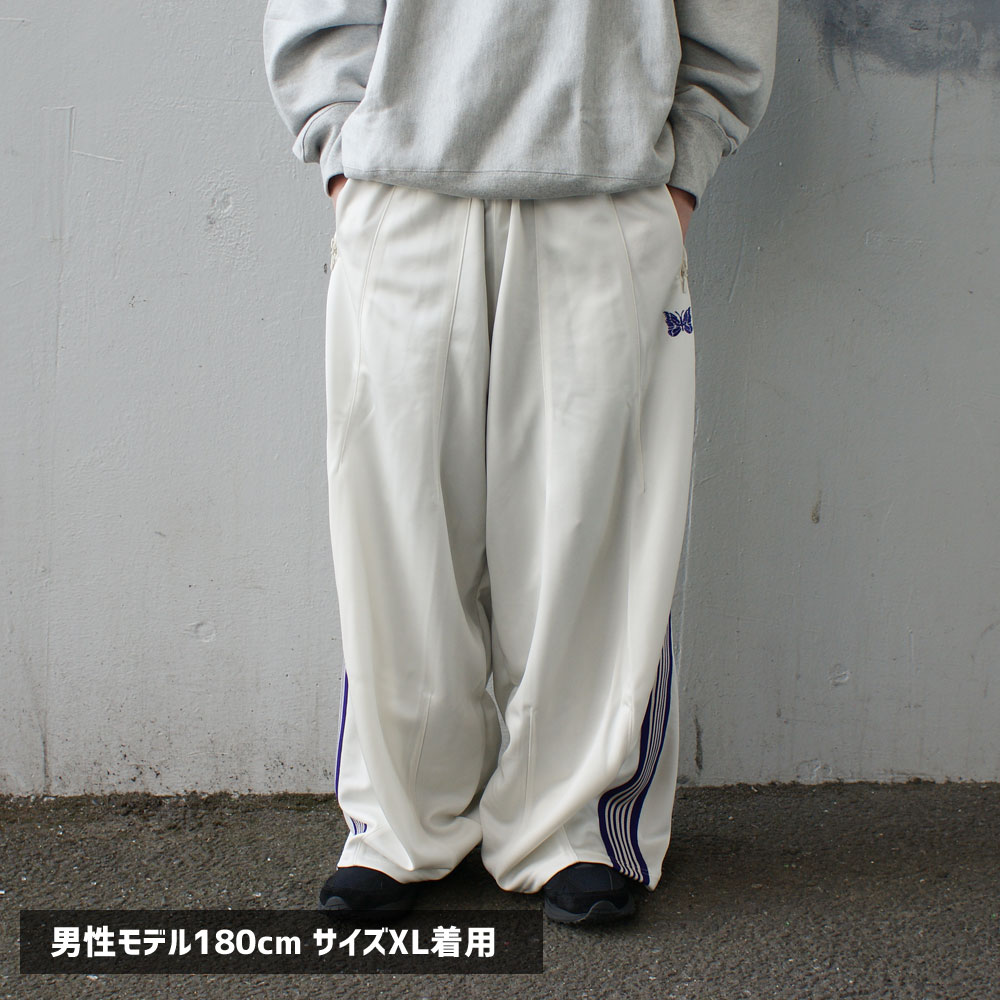 春色3カラー✧ Needles H.D.Track Pant (Ice White) Ｓサイズ