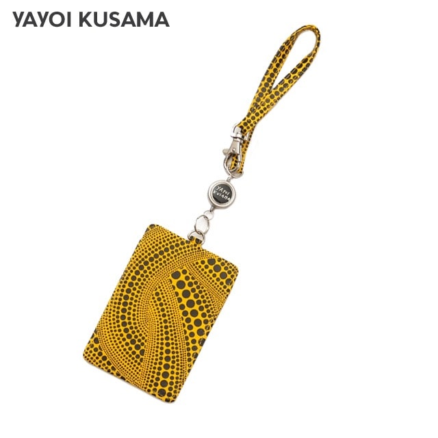 美品】草間弥生YAYOI KUSAMA がま口財布巾着付き