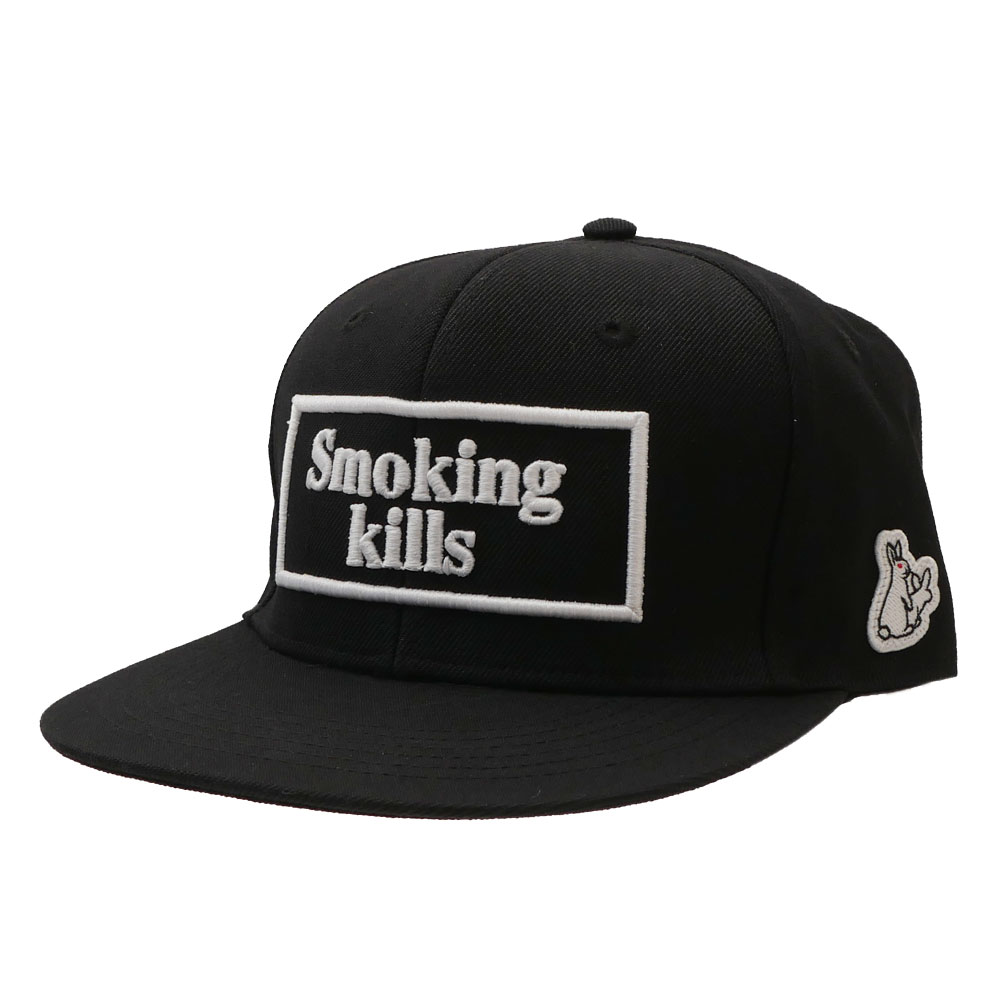 極美品 FR2 エフアールツー Smoking kills キャップ ブラック FR2 数回着用のみ 美品 Smoking kills キャップ ブラック 黒