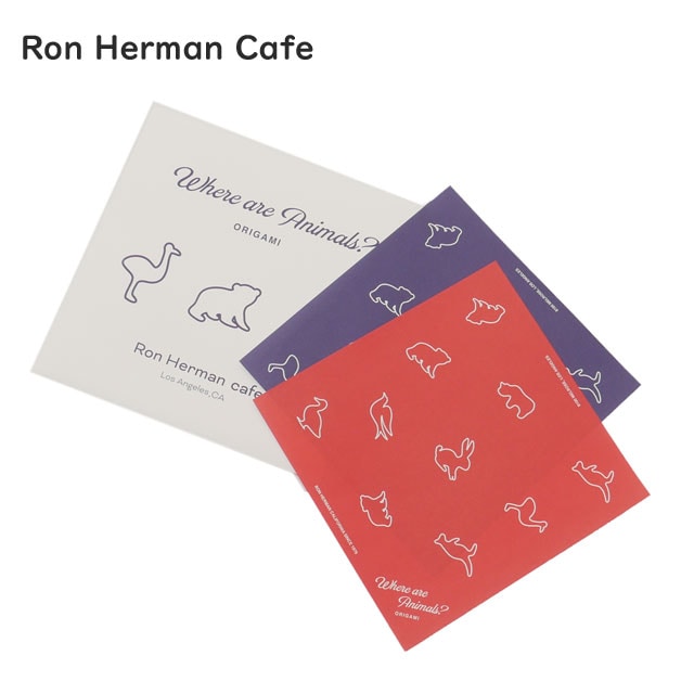 [ָݥ5ܥڡ!!]  ϡޥ Ron Herman CAFE ORIGAMI ޤ 20祻å WHITE ۥ磻   ǥ 