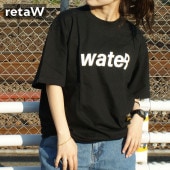 [���ָ���ݥ����5�ܥ����ڡ�����!!] ���� �ե饰���ȥǥ����� Fragment Design x ��ȥ� retaW wateR logo Tee T����� BLACK �֥�å� �� ��� ����