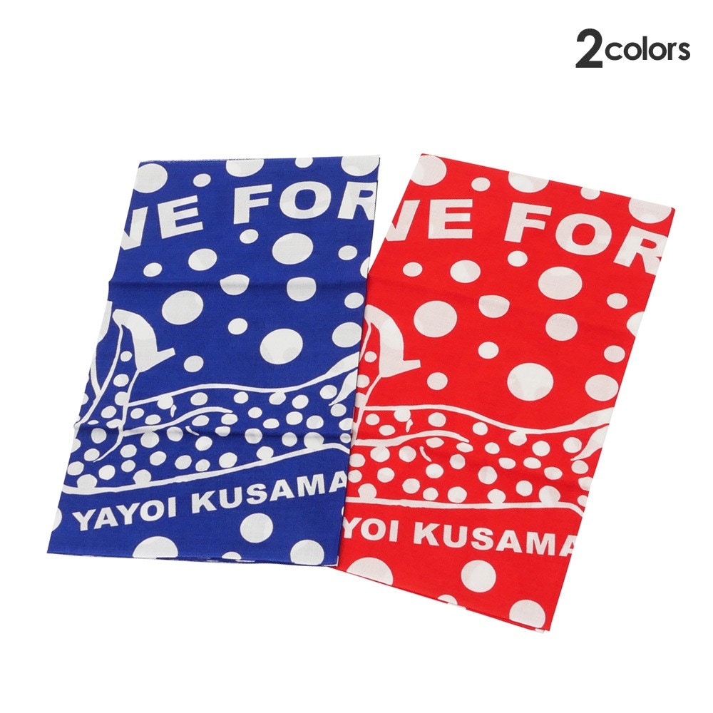 新品 YAYOI KUSAMA ヤヨイ クサマ 草間彌生 手ぬぐい 手拭い LOVE