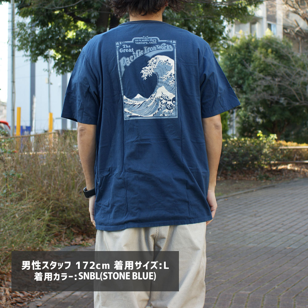 パタゴニア　Lサイズ　GPIW ロゴ　オーガニック　Tシャツ