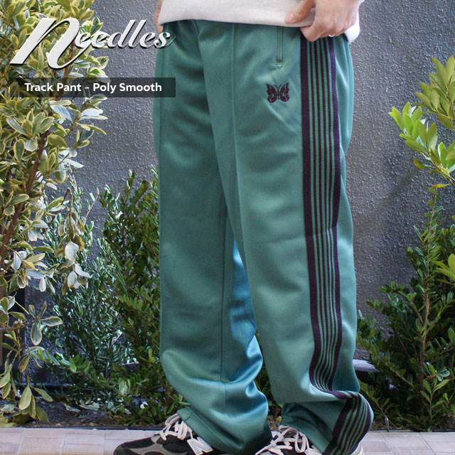 [ָݥ5ܥڡ!!]  ˡɥ륺 NEEDLES Track Pant Poly Smooth ȥå ѥ EMERALD   