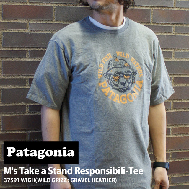 [���ָ���ݥ����5�ܥ����ڡ�����!!] ���� �ѥ����˥� Patagonia M's Take a Stand Responsibili Tee ��� �ƥ��� �� ������� �쥹�ݥ󥷥ӥ�ƥ��� T����� 37591 WIGH ��� ��ǥ����� �����ȥɥ� ������ ������ �� �� ����