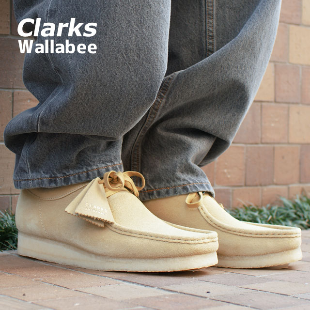 [���ָ���ݥ����5�ܥ����ڡ�����!!] ���� ���顼���� CLARKS ORIGINALS Wallabee ���ӡ� MAPLE SUEDE �᡼�ץ� �������� 26155515 ���