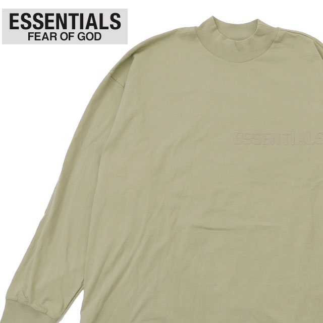 [���ָ���ݥ����5�ܥ����ڡ�����!!] ���� ���å��󥷥�륺 ESSENTIALS COTTON L/S T-SHIRT ĹµT����� SMOKE ��� ���� �ե������֥��å� FEAR OF GOD FOG