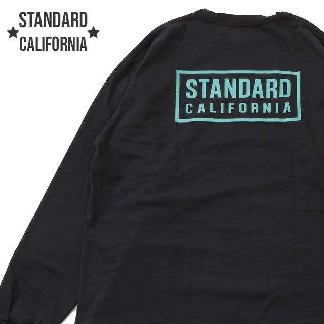 [ָݥ5ܥڡ!!]  ɥե˥ STANDARD CALIFORNIA SD Heavyweight Box Logo Long Sleeve Tee ĹµT BLACK ֥å   