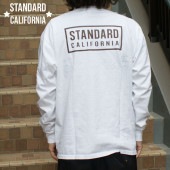 [ָݥ5ܥڡ!!]  ɥե˥ STANDARD CALIFORNIA SD Heavyweight Box Logo Long Sleeve Tee ĹµT WHITE ۥ磻   