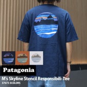 [���ָ���ݥ����5�ܥ����ڡ�����!!] ���� �ѥ����˥� Patagonia M's Skyline Stencil Responsibili Tee ��� �������饤�� ���ƥ󥷥� �쥹�ݥ󥷥ӥ�ƥ��� T����� 37673 ��� ��ǥ����� �����ȥɥ� ������ ������ �� �� ����