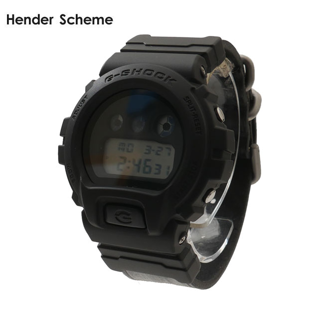 �ڿ��̸������̲��ʡ� ���� ��������������� Hender Scheme x ������ CASIO G-SHOCK DW-6900 G����å� �ӻ��� BLACK �֥�å� �� ��� ��ǥ����� ����