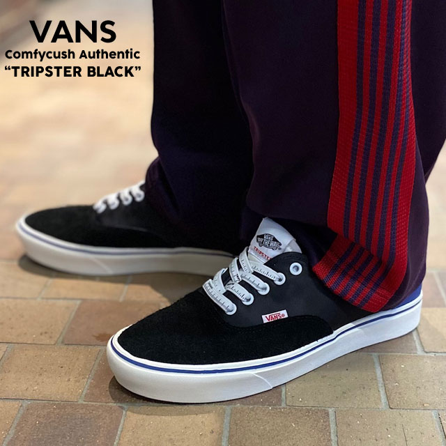 [ָݥ5ܥڡ!!]  Х VANS x ȥåץ TRIPSTER Comfycush Authentic ƥå ˡ BLACK ֥å   