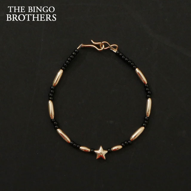 [ָݥ5ܥڡ!!]  ӥ󥴥֥饶 THE BINGO BROTHERS Star 14K GF Bracelet 14GF ֥쥹å BLACK ֥å 