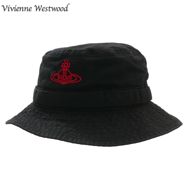 Vivienne☆RAFFIA バケットハット ヴィヴィアン バケットハット (Orb raffia bucket hat in