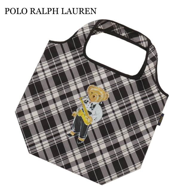 [���ָ���ݥ����5�ܥ����ڡ�����!!] ���� �ݥ� ���ե������ POLO RALPH LAUREN �ݥ��٥� �����å� Shopping Bag ����åԥ󥰥Хå� �ȡ��ȥХå� BLACK �֥�å� �� ��� ��ǥ�����