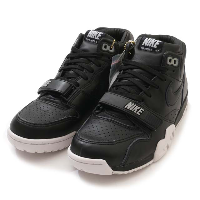 [ָݥ5ܥڡ!!] /̤ ʥ NIKE x ե饰ȥǥ Fragment Design AIR TRAINER 1 MID SP ȥ졼ʡ  BLACK/BLACK-WHITE 806942-001 24.0cm