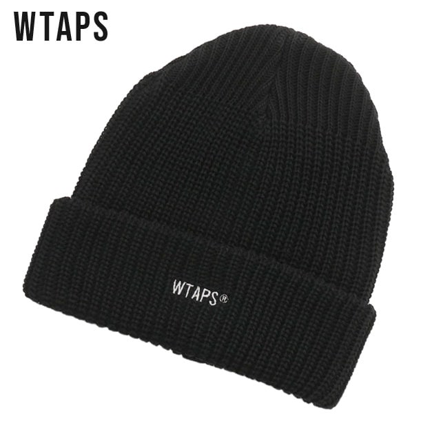 [���ָ���ݥ����5�ܥ����ڡ�����!!] ���� ���֥륿�åץ� WTAPS BEANIE 02 �ӡ��ˡ� BLACK �֥�å� �� ��� ���� 231MADT-HT02 (W)TAPS