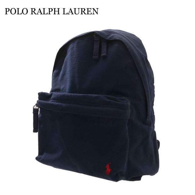 ☆美品☆ポロラルフローレン　キャンバス　リュック　ユニセックス　濃紺 キャンバス バックパック（バックパック/リュック）｜POLO RALPH