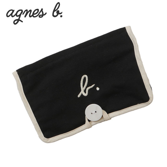 [���ָ���ݥ����5�ܥ����ڡ�����!!] ���� ���˥����١� agnes b. CLUTCH ������ݡ��� BLACK �֥�å� �� ��ǥ����� AF32