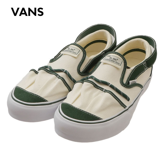 [ָݥ5ܥڡ!!]  Х VANS VAULT x ˥ ޥե Nicole McLaughlin Slip-On Vp Vr3 åݥ ˡ WHITExGREEN  