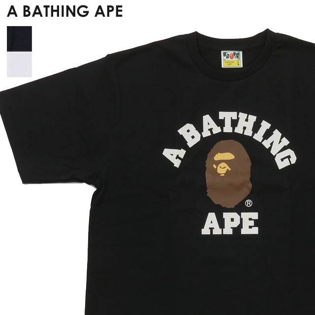 [ָݥ5ܥڡ!!]   A BATHING APE COLLEGE TEE å T  