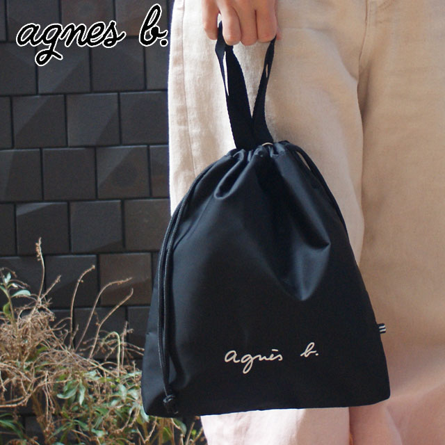 [���ָ���ݥ����5�ܥ����ڡ�����!!] ���� ���˥����١� ����ե��� agnes b. ENFANT ���� ���塼���å� ���塼���Хå� BLACK �֥�å� �� ��ǥ����� BA01-GL11